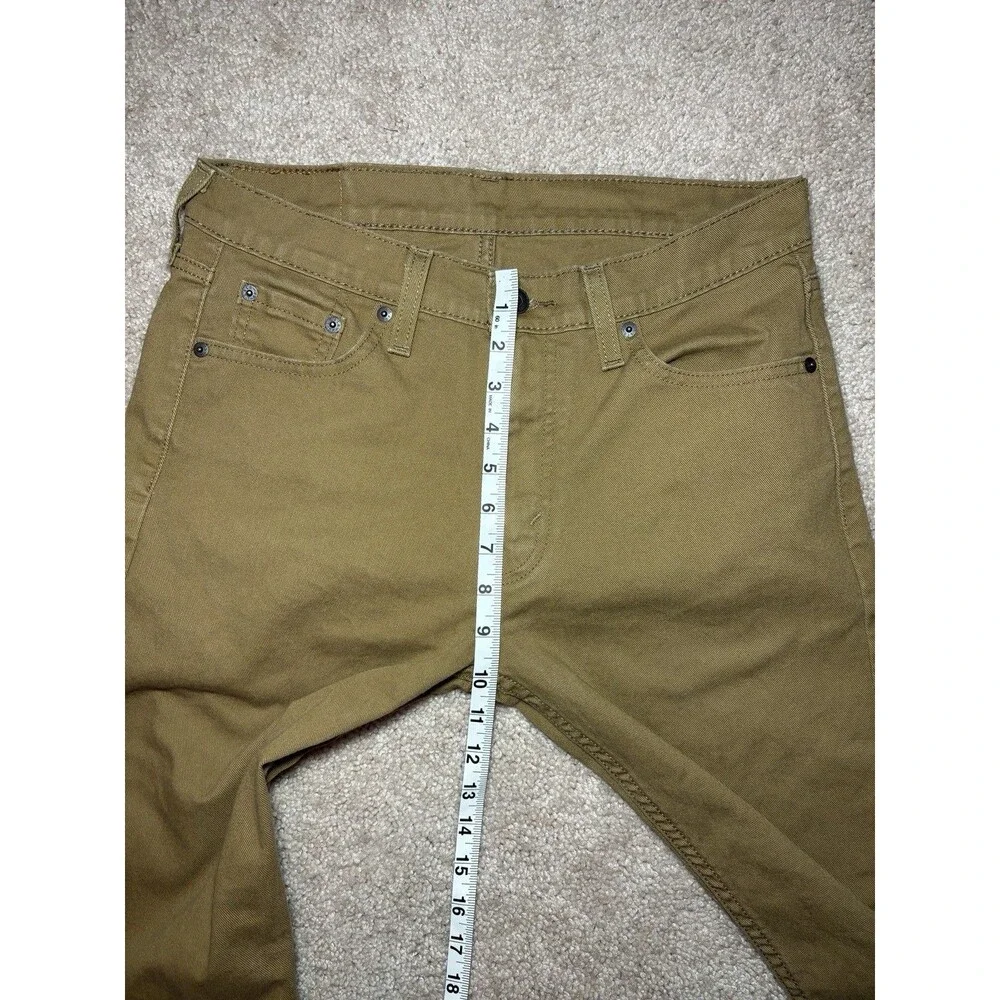 Levi's 513 Slim Straight Jeans Men's 30x32 Khaki Brown